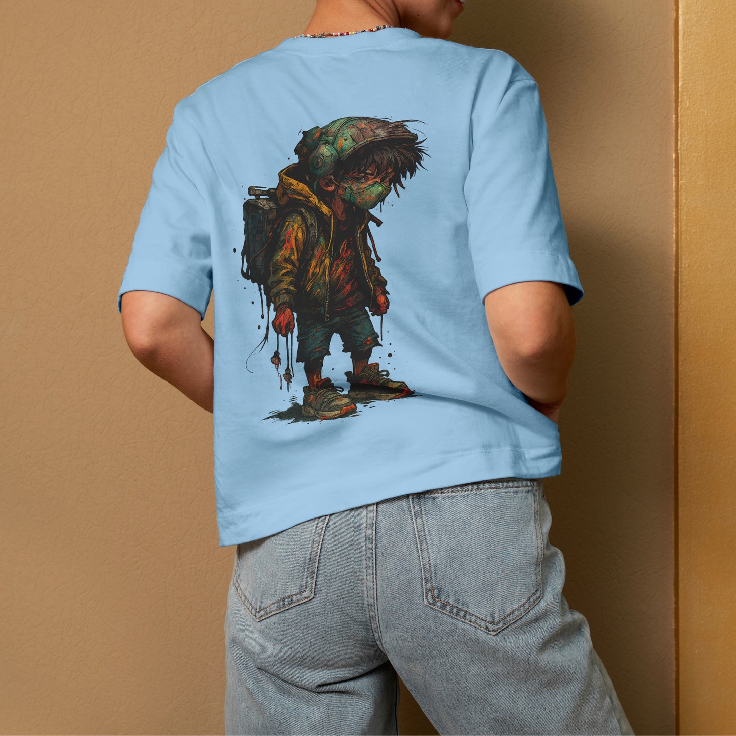 The Mask Boy Character Oversized Unisex Tees In More Shades