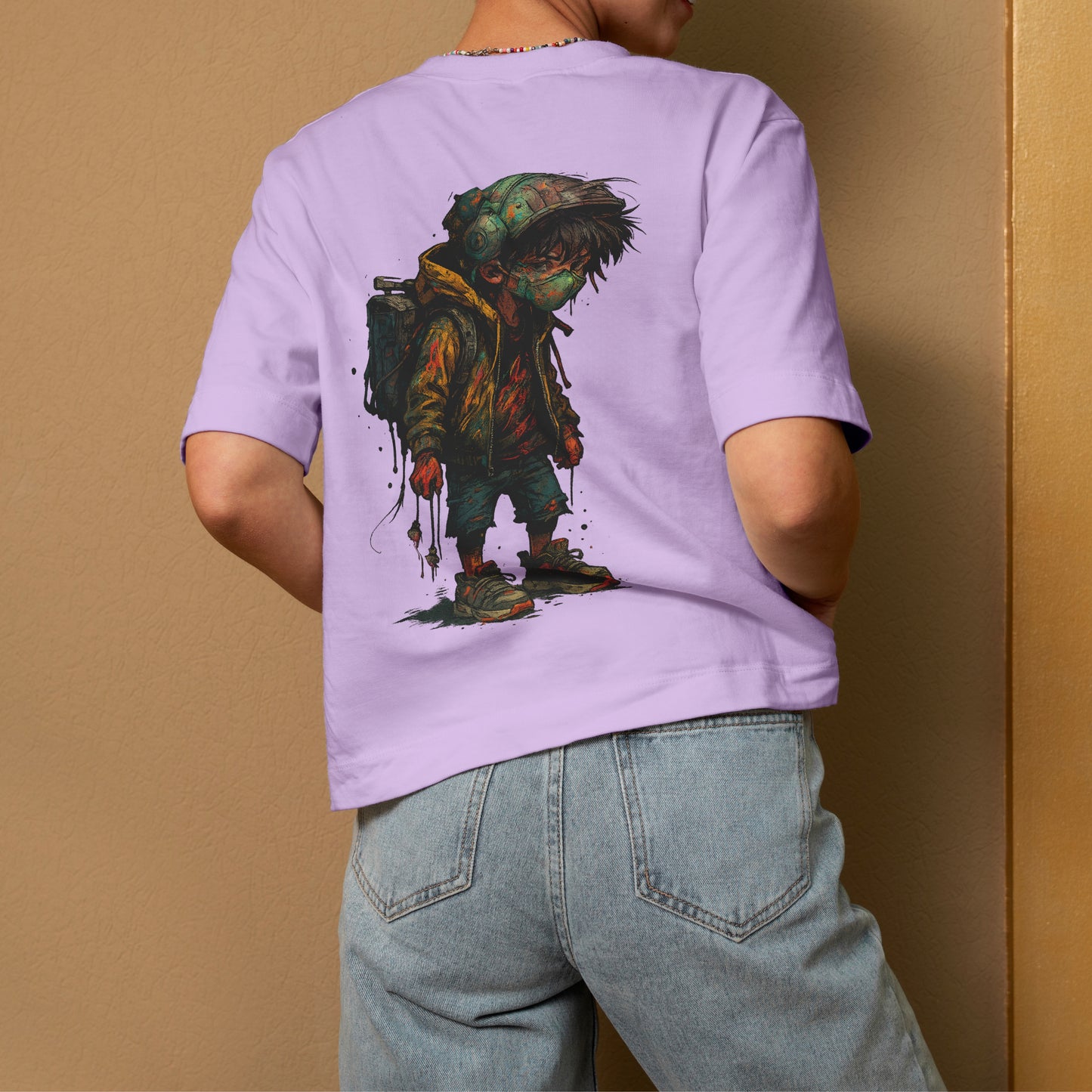 The Mask Boy Character Oversized Unisex Tees In More Shades
