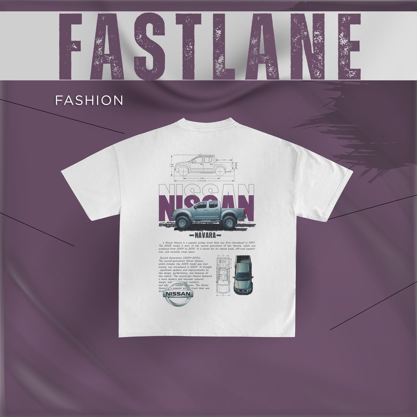 Fast Lane Vibes – Premium Car Print T-Shirt | Two Tone Trends