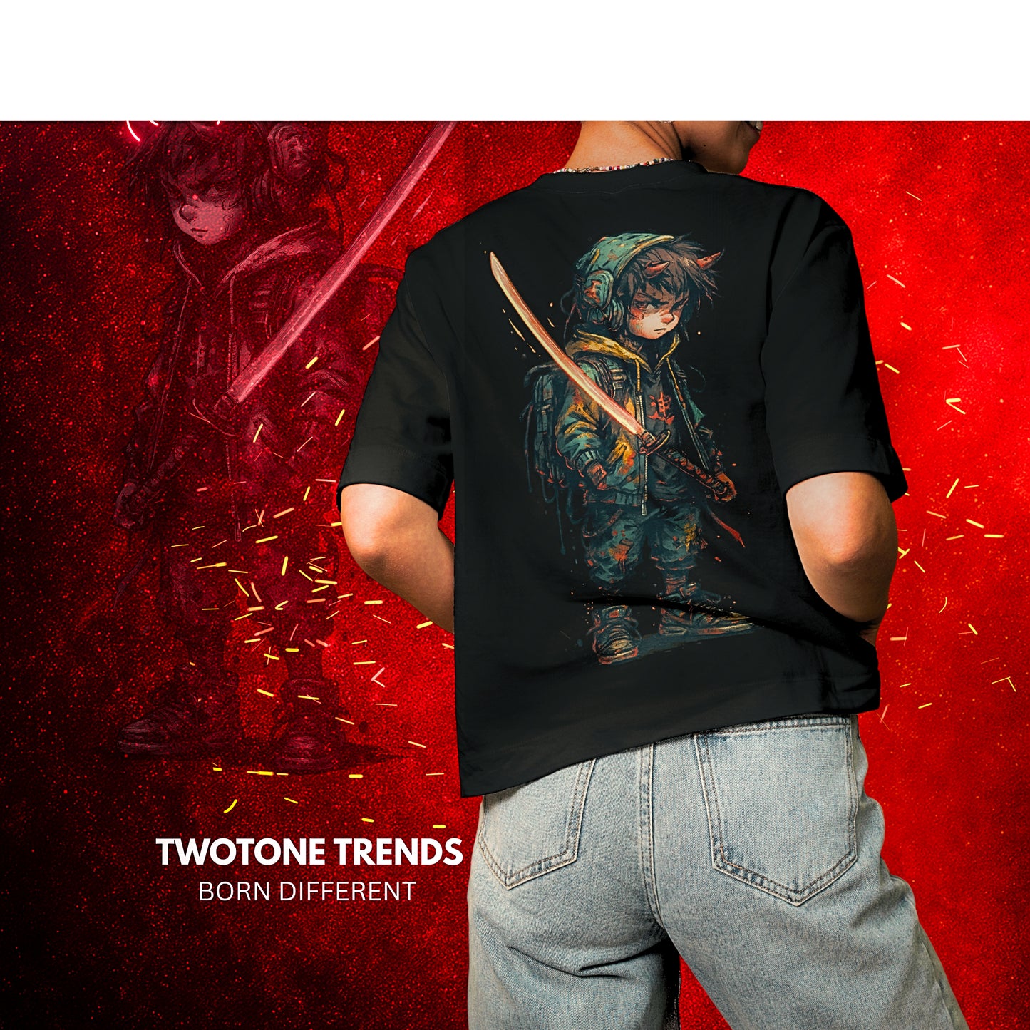 The Silent Uproar Character Oversized Unisex Tees In More Shades