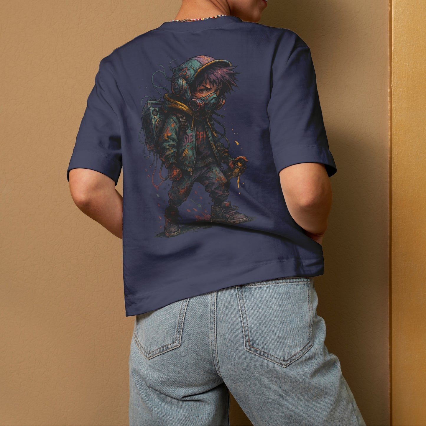 The Silent Uproar Character Oversized Unisex Tees In More Shades