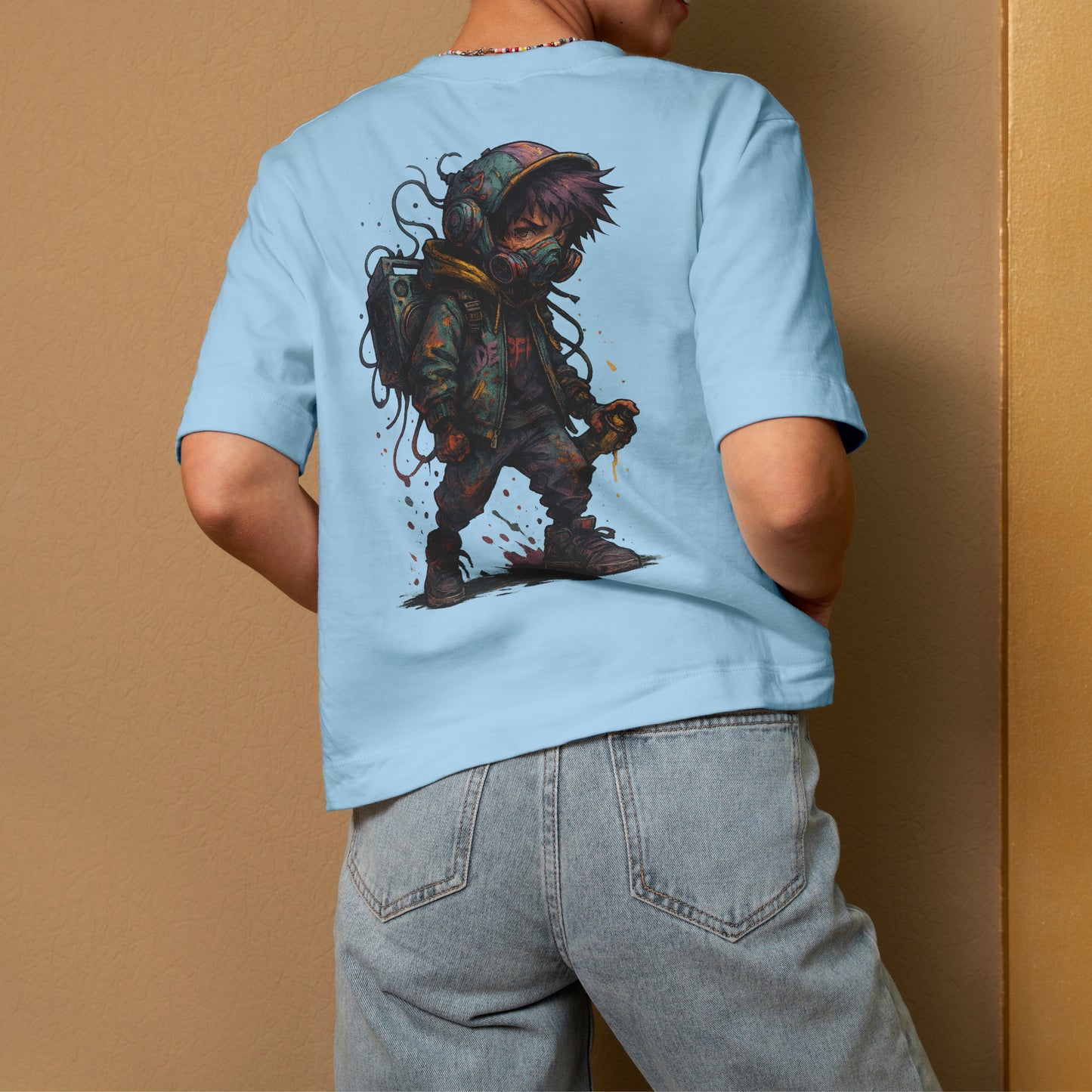 The Silent Uproar Character Oversized Unisex Tees In More Shades