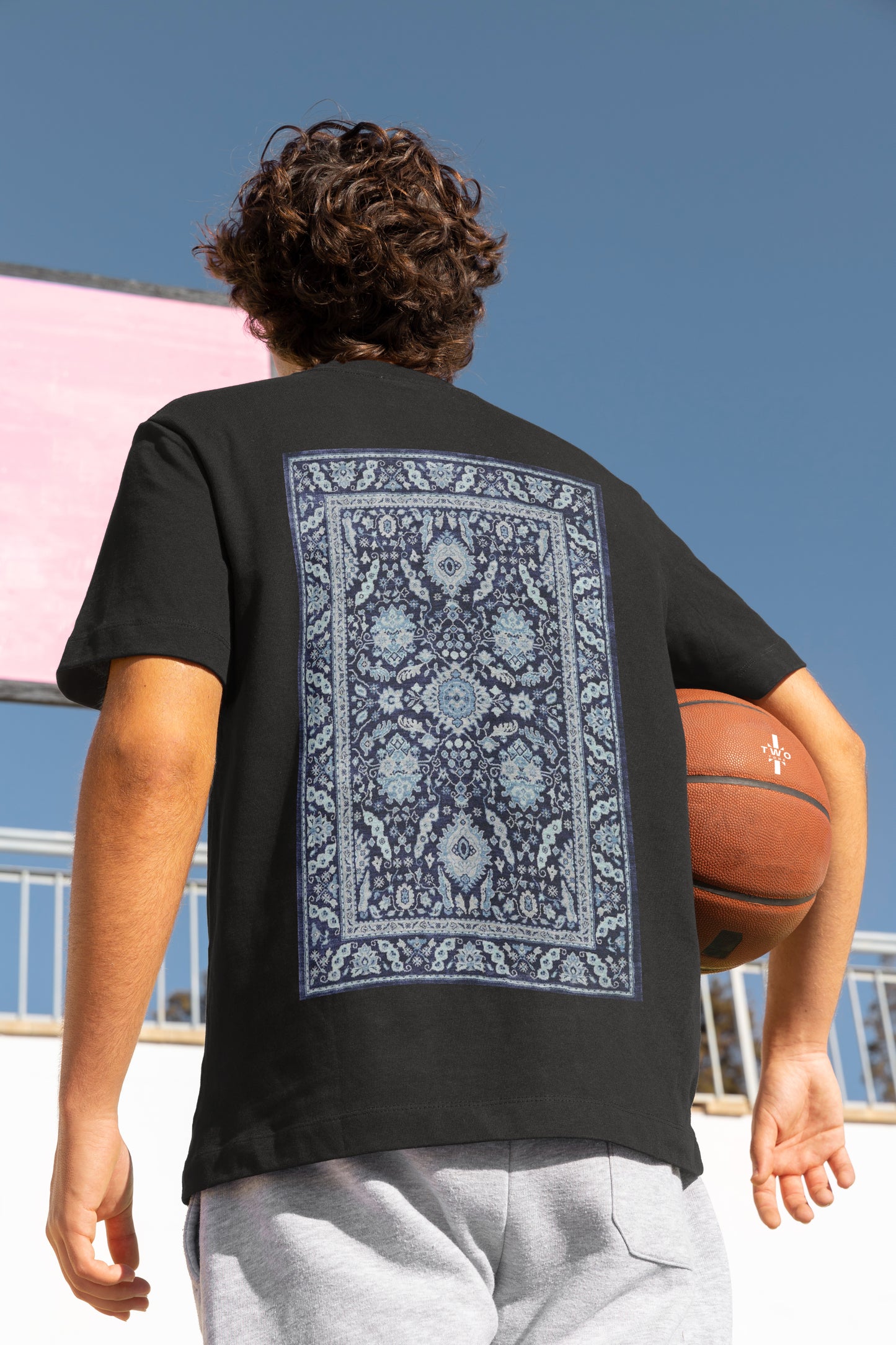 "Desert Dreams – Oversized Rug Print T-shirt