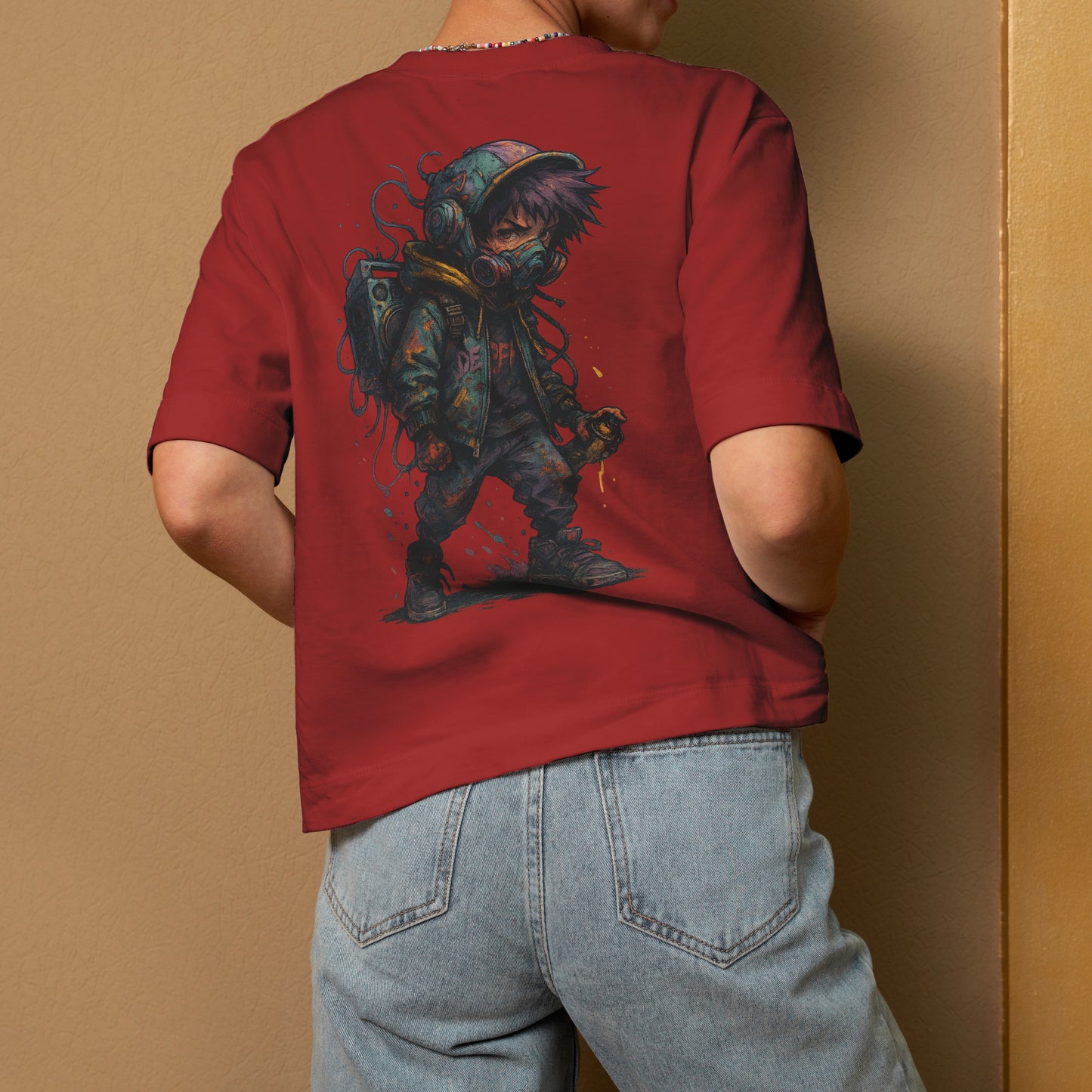 The Silent Uproar Character Oversized Unisex Tees In More Shades