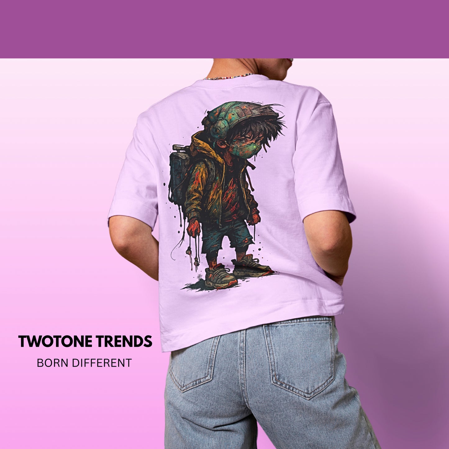 The Mask Boy Character Oversized Unisex Tees In More Shades