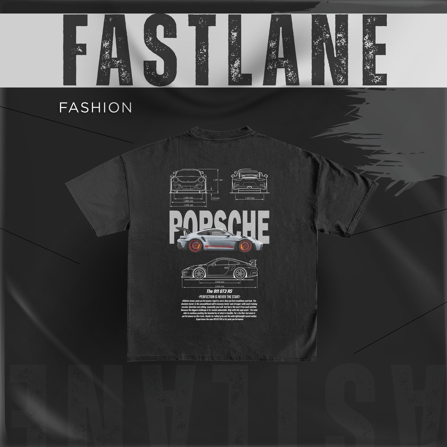 Monochrome Machines – Car Graphic Tee | Two Tone Trends