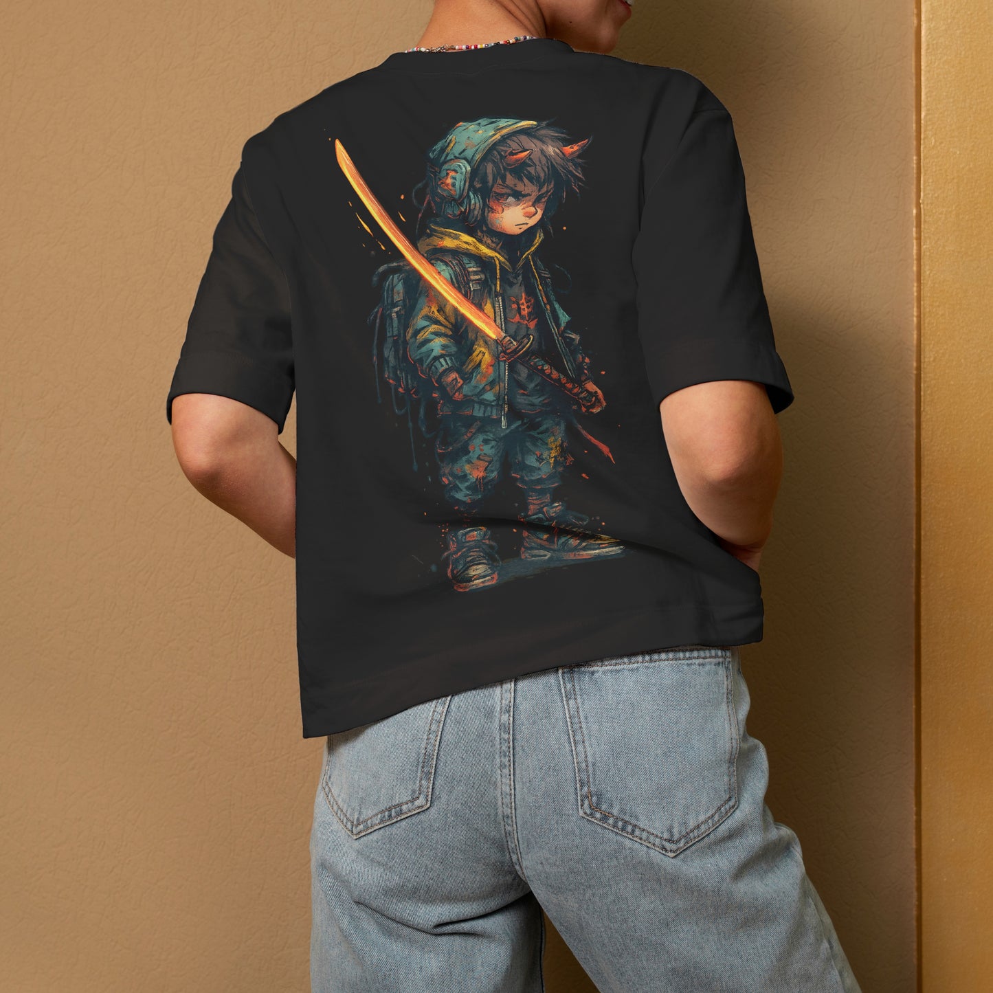 The Silent Uproar Character Oversized Unisex Tees In More Shades