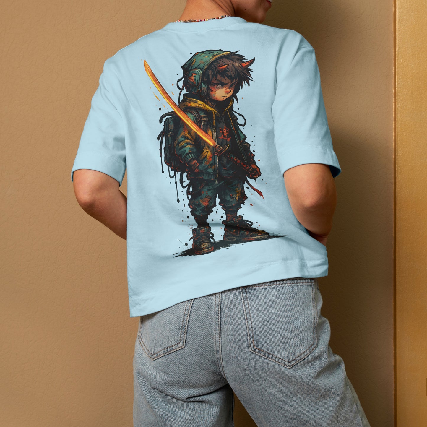 The Silent Uproar Character Oversized Unisex Tees In More Shades