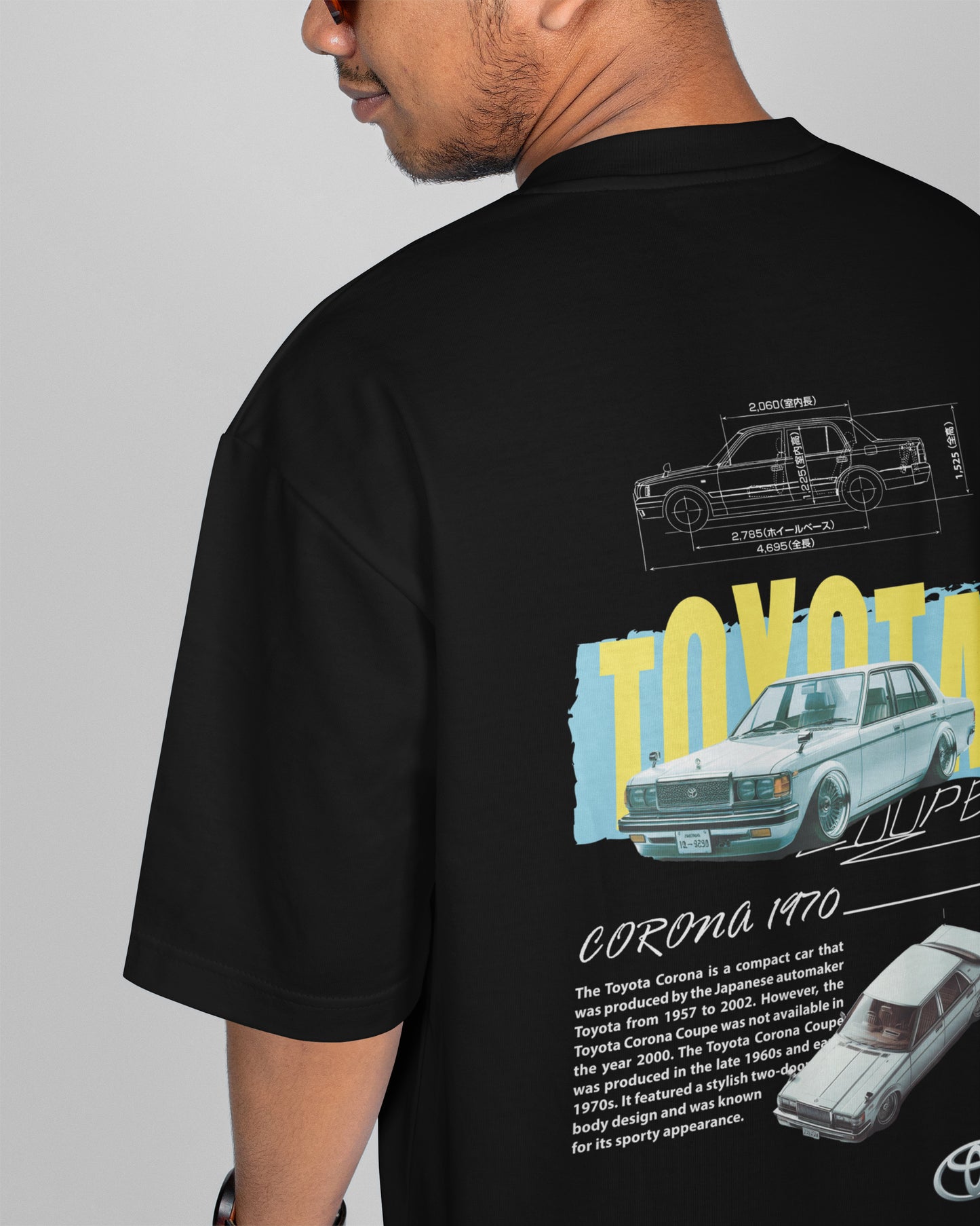 Engineered for Style – Car Series Tee | 100% Cotton | Two Tone Trends